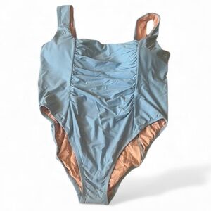 J. Crew Blue One Piece Swimsuit